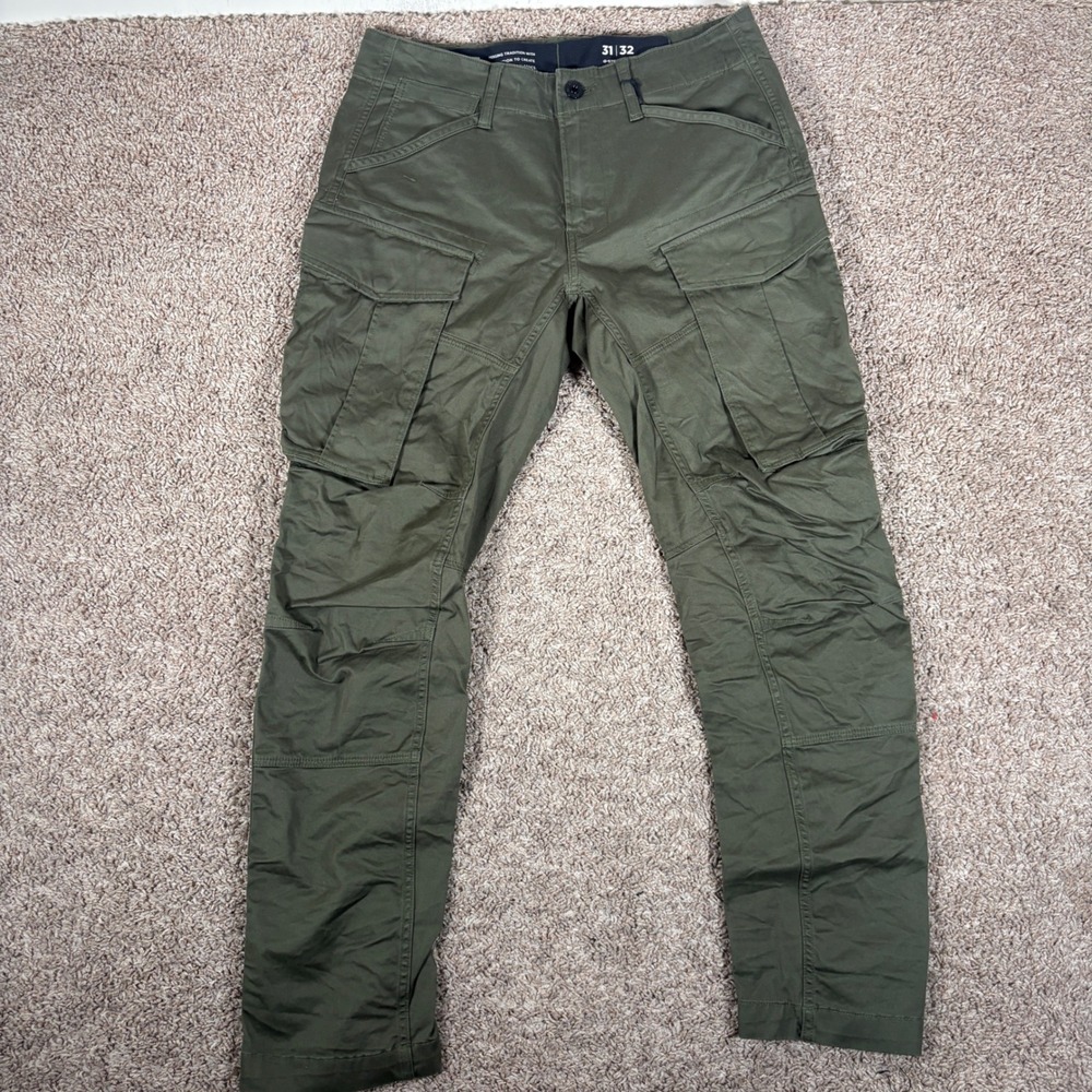 G-Star Raw Rovic Zip 3D Tapered Cargo Pants Mens 31x32 (Fits 31x30) Utility